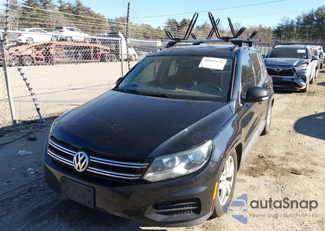 2016 Volkswagen Tiguan S из США, поврежденный, VIN WVGBV7AXXGW003568